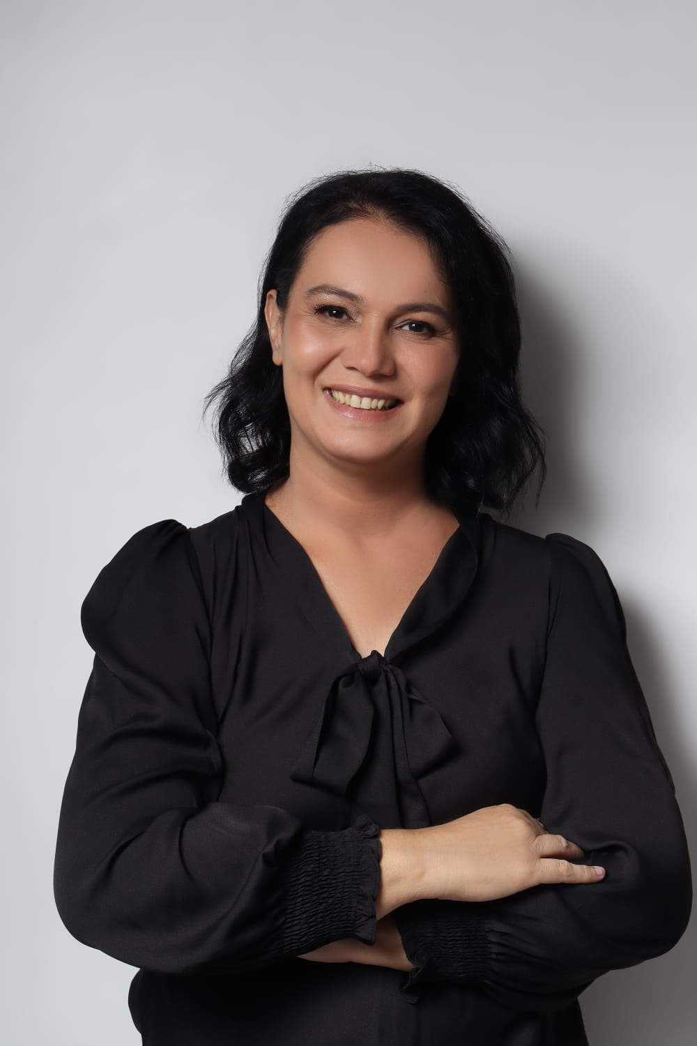 Retrato de Lígia Serrano, corretora de imóveis
