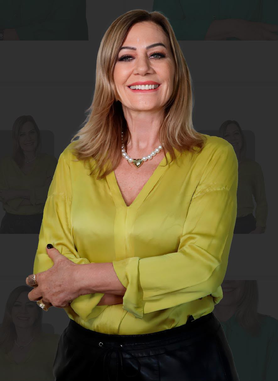 Retrato de Virgínia Martins, corretora de imóveis